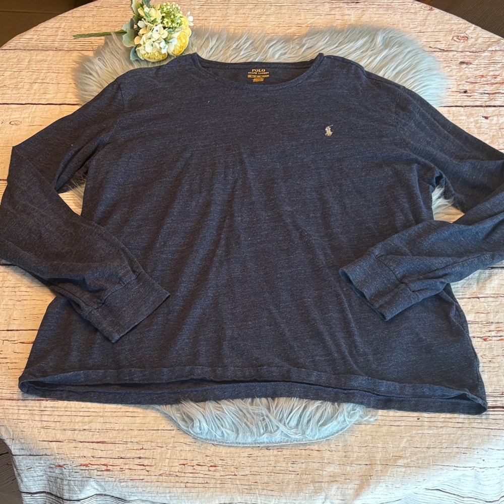 Polo by Ralph Lauren Men's Dark Blue Crewneck Tee sz XXL